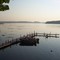 sunset on rice lake