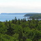 Georgian Bay shore from the observation tower