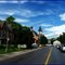 Church (1879) on Unionville (Est. in 1794) Main Street,  minutes after heavy rain