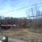CP Train Bridge with a messege.