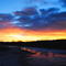 sunset over Flagler lake