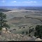 Big Ten curves with view over Denver area April 1995