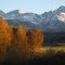 First snow, Mt Sneffels
