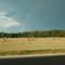 Rainbow over a field