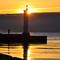 Sunrise Over The Lighthouse in Bronte Harbour