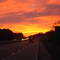 Sunset near Forrest City on I40