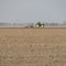 Tractor discing rice field after harvest, Oct. 2010