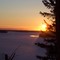 Coucher Soleil Riviere Mistassini (Doris Potvin)