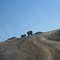 Mining trucks at Mission Complex