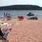 A beach in a small lake in Muskoka, Ontario