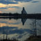McIntyre Headframe in the Sunset - Looking NorthWest