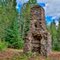 Historical Chimney near South Porcupine ang the Glory Hole
