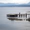 Van Anda dock, Malaspina Strait, Powell River in the distance...