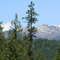 Scotchman Peak from a Huckleberry Tent & Breakfast campsite.