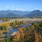 Clark Fork River valley during a hard Fall drawdown of waterlevels.