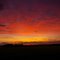 red sky at night