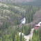 Chutes vues de loin