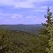 Looking west from radar mountain in Parent