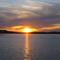 Coucher de soleil sur la rivière