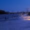 Les derniers reflets du Jour sur des champs de glace