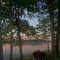 coucher abstrait