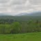 Gorgeous Appalachian Mountain Vistas And The Snow Capped Peak Of Owl's Head Near Vale Perkins QC South Of Quebec City May '11