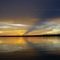 sunset at Old River