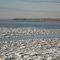 Contrasting Deep Blue And White Ice Floes During Late Autumn Freeze Up In Lesser Slave Lake Provincial Park Near Slave Lake AB Northwest of Edmonton Nov '11