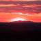 Couché de soleil sur le mont Orford