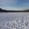 Chickakoo Lake in Winter West of Edmonton AB
