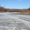 Chickakoo Lake In Spring Ice Break Up Near Stony Plain AB West of Edmonton Apr '10