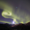 Glen Alps Aurora with Moonrise