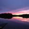 crépuscule aux lacs Gilbert