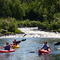 kayaks sur la rivière Noire Nord-Ouest