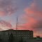 A Vividly Colourful Red And Pink Sunset In Fort Saskatchewan AB North of Edmonton May '13