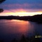 Sunset overlooking riviere Ouareau