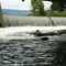 Dam between lac Ouareau and lac Archambault