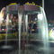 Hotel fountain at night