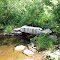 Cool Stone Bridge Over Small Brook