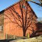 Norwich, CT - Sunrise shadow on a local barn