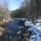 Along Cross-country ski trail at Granite Gorge Ski Area