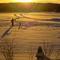 Lac Sébastien en hiver Saint-David-De-Falardeau