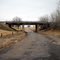 old Northwest Highway going under railroad bridge south of okarche Okla