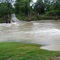 Flooded Guadalupe River at Rebecca Creek Road Crossing