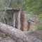 Small waterfall in spring