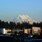 Mt. Rainier from Walmart Store #3531 in Lacey, Washington.