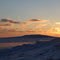 Canada: Quebec: Lourdes-de-Blanc-Sablon : Winter sunset  /  Coucher de soleil en hiver