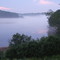 Evening fog on the Bartibog River
