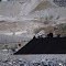 Stockpile of coal, Gillies Bay Limestone Quarry, Texada Island