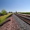 The double set of tracks that control the flow of frieght and passengers into and out of Planada and Merced, 4/2013